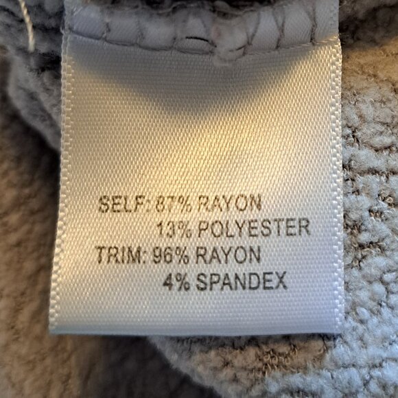 Jane & Delancy Soft Zebra Tiger Print Pullover Sweatshirt Loungewear Size XL - Picture 6 of 6